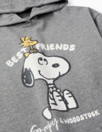 Φόρεμα με τύπωμα “Snoopy” κοριτσιού, γκρι